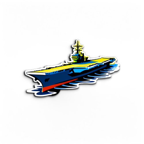 Sticker ng Harry Truman Aircraft Carrier