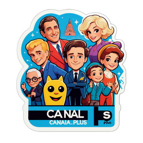 Autocollant Séries Originales Canal Plus