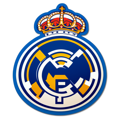 Retro Real Madrid Sticker: Hala Madrid