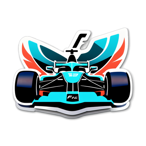 Logo-ul F1: Design Modern și Mașini de Curse în Viteză!