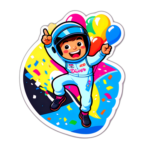 Samolepka "Řidič dne"