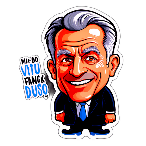 Sticker humoristique de Franck Dubosc