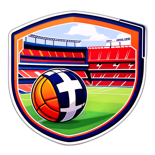 Vendsyssel FF Logo med Stadion Baggrund