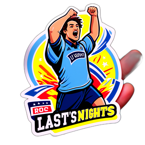 Người xem bóng đá cổ vũ với chữ 'Kết quả của đêm qua'