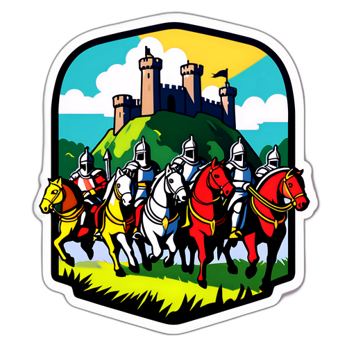 Sticker z motywami z gry Total War: Medieval 3