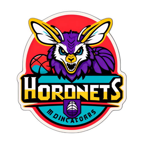 Autocollant dynamique des Hornets – Raptors