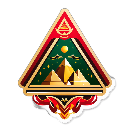 Emblemu ya Al Ahly na Piramidi za Misri