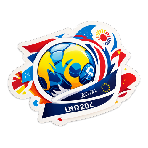 Euro 2024: Celebrăm Finala cu Stickerul Care Captivează Spiritul Fotbalului!