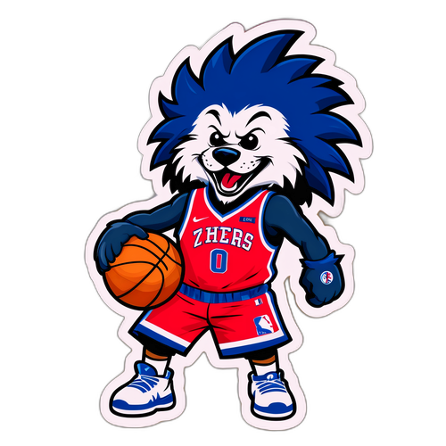 76人隊吉祥物貼紙