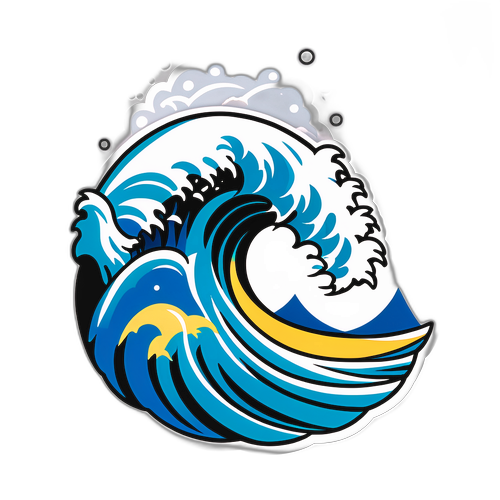 Surfplank met Golfen