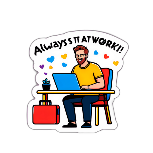 Altijd aan het werk!