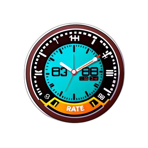美元匯率時鐘貼紙