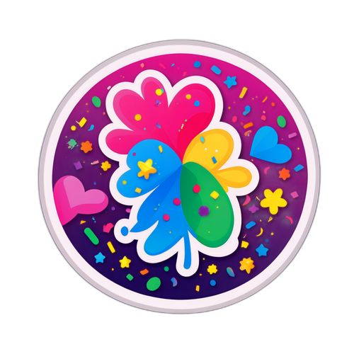 Sticker Lotofácil: Sorte e Alegria