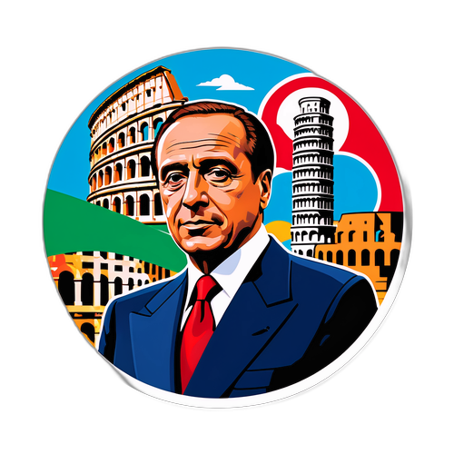 Silvio Berlusconi con Icone Italiane