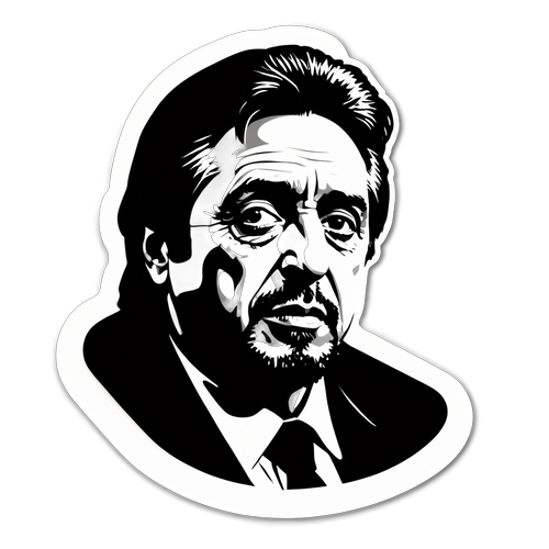 Elegancki Al Pacino z Cytatem