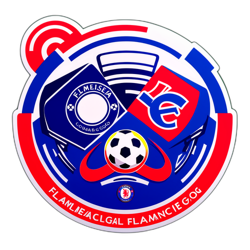 Flamengo és Chelsea mérkőzés matrica