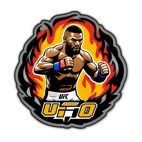 UFC 307: Flammer og Fightere