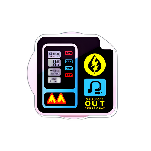 Sticker lịch cúp điện An Giang
