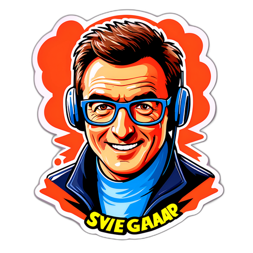 Nostalgická ilustrace oblíbeného moderátora Top Gearu s populárním esportem