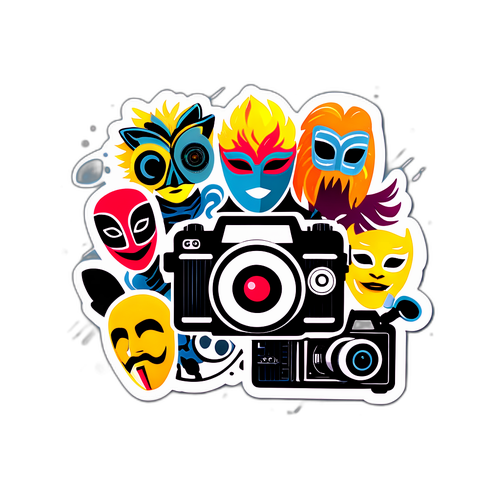 Autocollant artistiquement conçu par Pierre Lescure