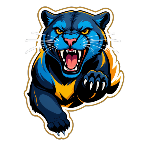 Unleash the Roar - Fierce Panther Design