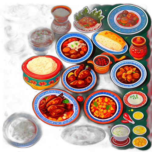 Традиційна українська їжа на святковому столі