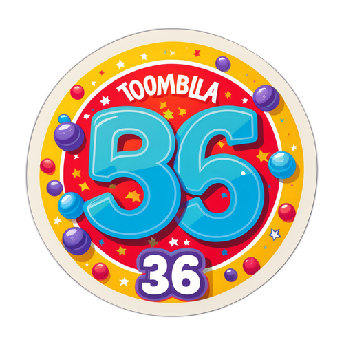 Tombola-stílusú öt számú lottószelvény