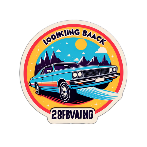 Isang Retro na Sticker para sa 28 Taon Pagkaraan