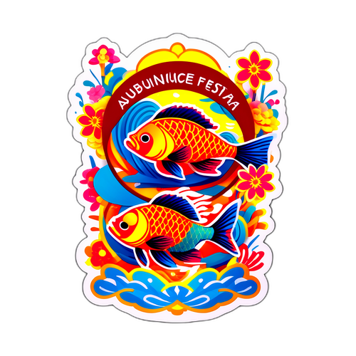 年年有餘春聯貼紙