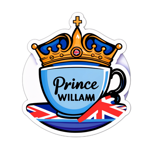 Coroa Estilizada com 'Prince William'