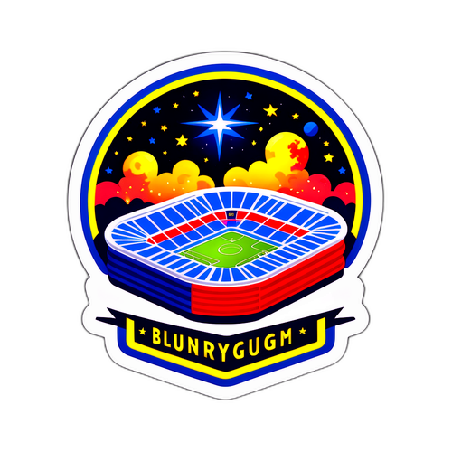 Sticker van het Bluenergy Stadion