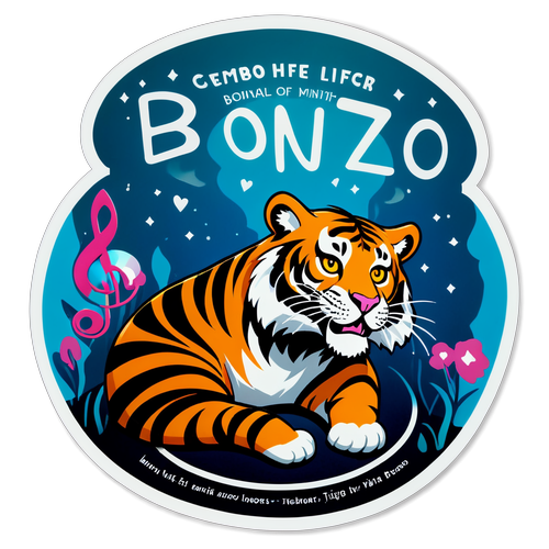 Uczcij życie Tiger Bonzo z memorialnymi naklejkami