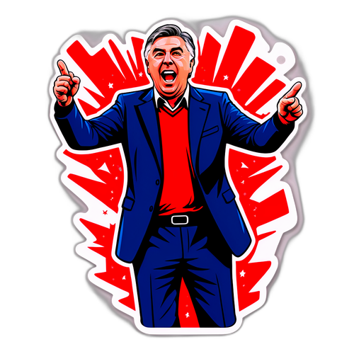 Carlo Ancelotti Akisherehekea