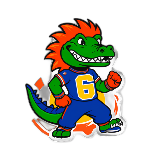 Florida Gators Mascot Bold Sticker