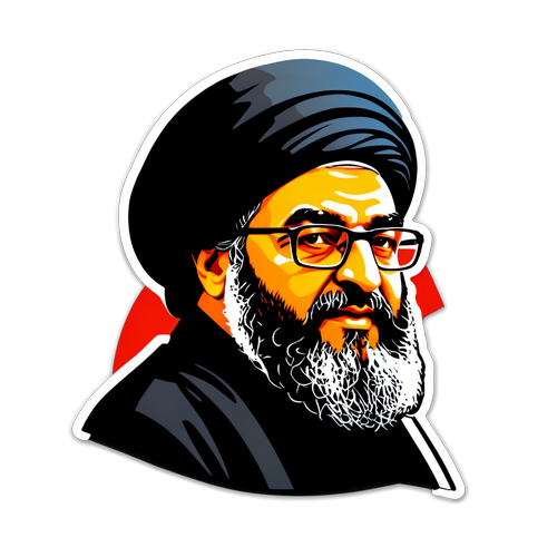 Symboliek van Steun: Hezbollah Sticker