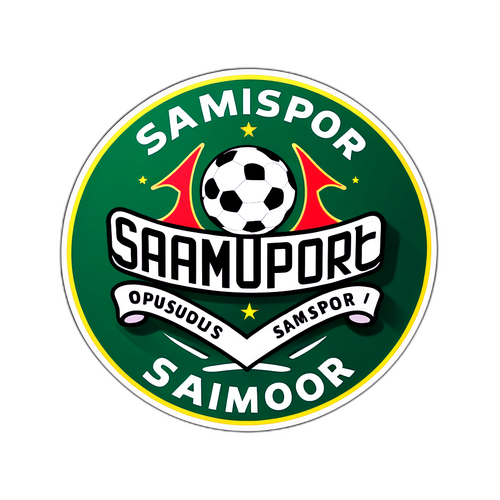 Δημιουργία αυτοκόλλητου με τη λέξη 'Samsunspor'
