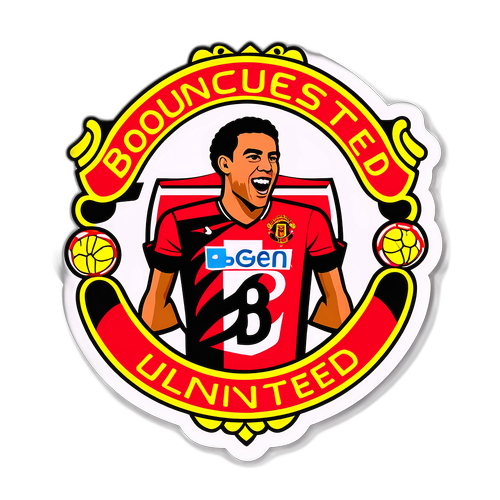 Veselý samolepka tématu "Man United – Bournemouth"