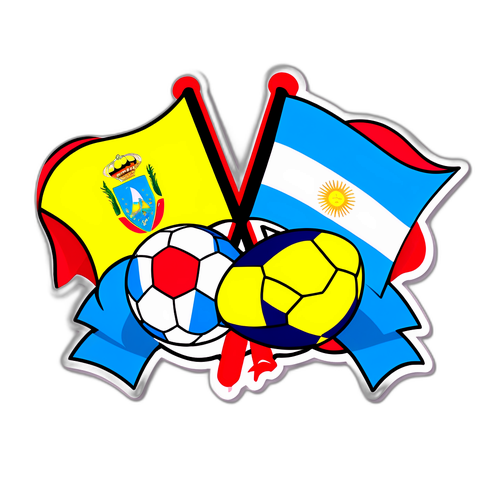 Sticker pour le match Équateur vs Argentine