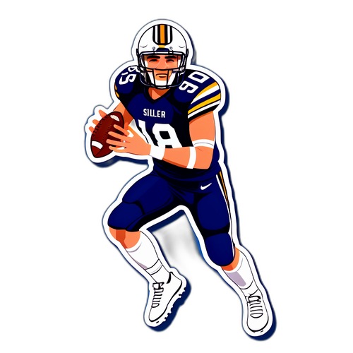 Football Player Sticker