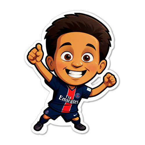 PSG 응원 관중 캐릭터 스티커