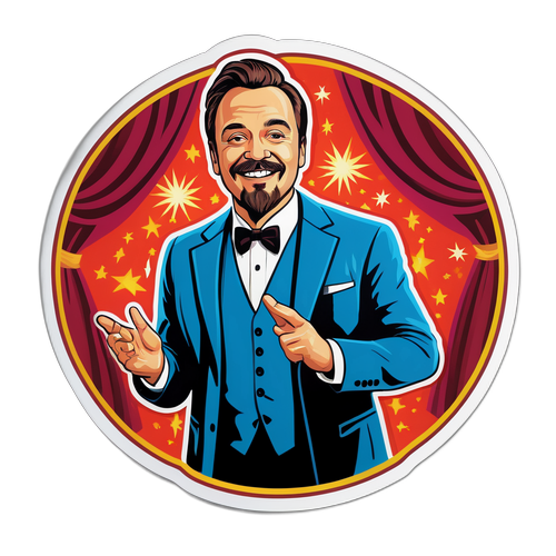 Iván Kamarás Színpadi Sticker