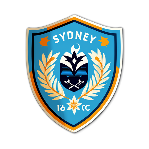 Logo Sydney FC dengan Latar Belakang Tropis untuk Pertandingan Melawan Bangkok United