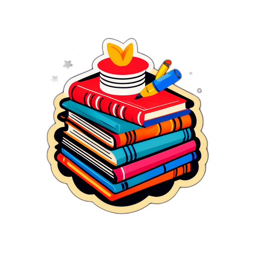 Sticker Giocoso Ispirato a Scuola Holden