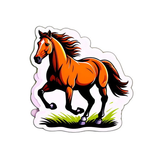 勇敢与生机的奔马