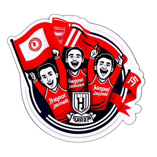 מדבקת רוח צוות עבור הפועל ירושלים