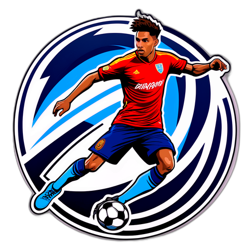 Stiker Menarik Jobe Bellingham Dalam Aksi