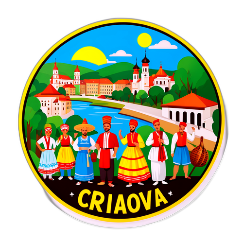 Sticker cu peisaje din Craiova