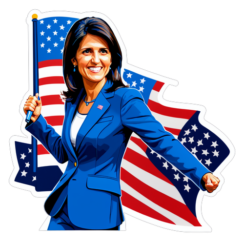 Inspirerende Patriotisme! Nikki Haley i Chokerende Forening med Det Amerikanske Flag!