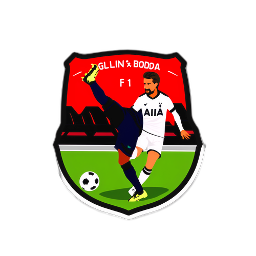 สติ๊กเกอร์ฟุตบอลระหว่าง Bodø/Glimt และ Tottenham