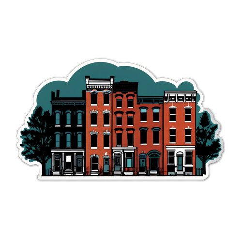 Sticker Baltimore: Ambiance Urbaine